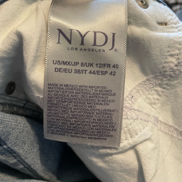 NYDJ Skinny Ankle Jeans Size 8 Slimming Lift Tuck - Picture 5 of 7